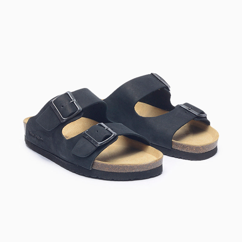 SANDALIAS HUSH PUPPIES NEGRO CLASS II