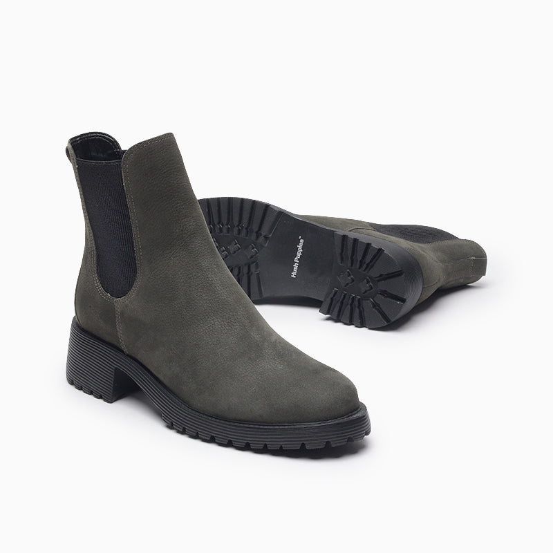 BOTAS HUSH PUPPIES VERDE DOMINIQUE