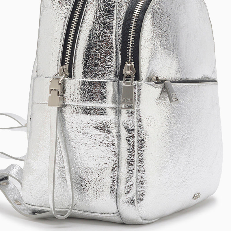 MOCHILAS A PIE PLATEADO MOCHILA ELLI