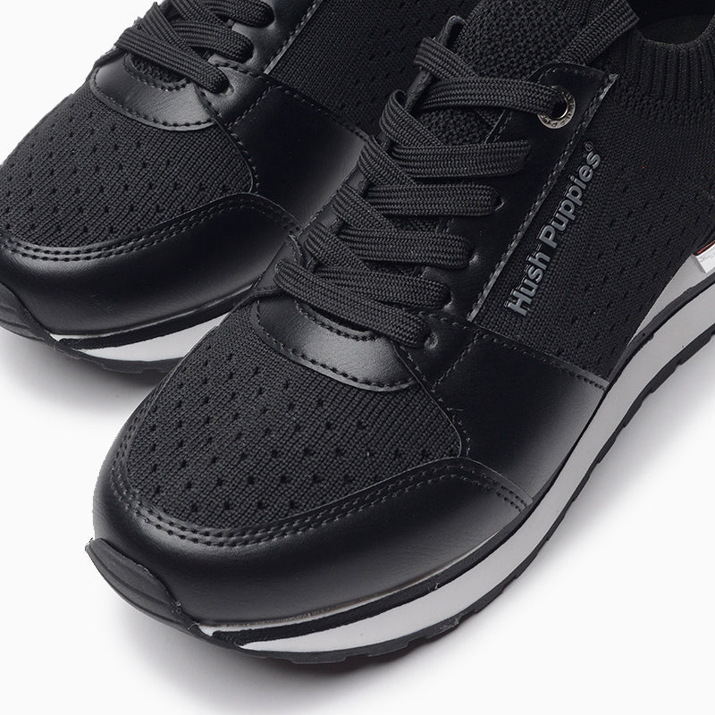 ZAPATILLAS HUSH PUPPIES NEGRO FIRA