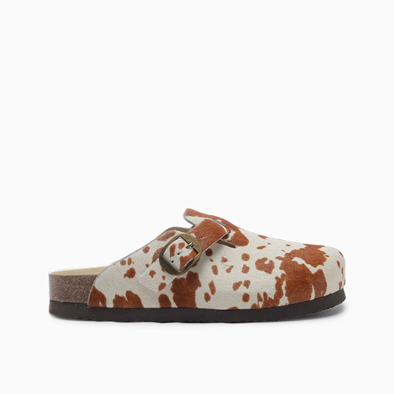 ZUECOS HUSH PUPPIES ANIMAL PRINT BORA COW