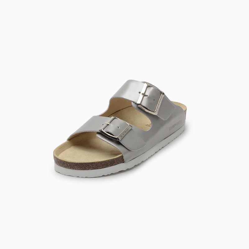 SANDALIAS HUSH PUPPIES PLATEADO CLASS II