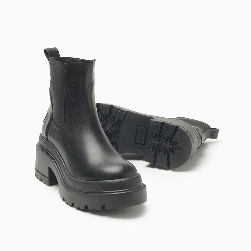 BOTAS HUSH PUPPIES NEGRO PIPER